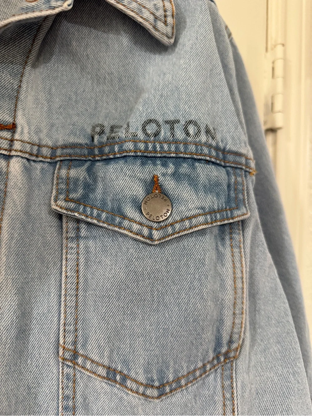 Peloton “Together We Go Far” Denim Jacket